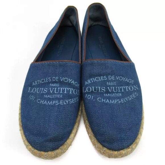 Louis Vuitton slip-on canvas Authentic used T16688 - Picture 9 of 16